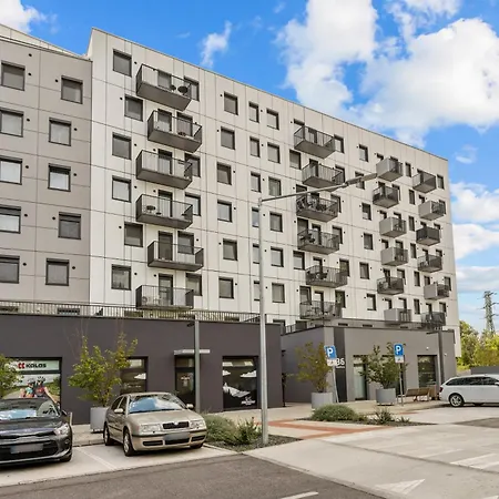 Air Conditioned 1 With Parking, New Building, Ruzinov Apartamento *